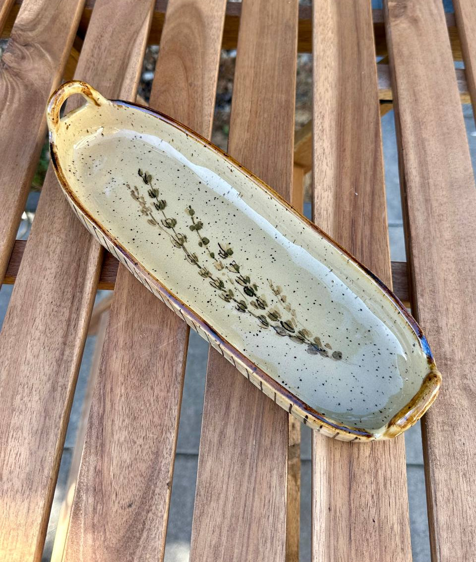 Patera podłużna z uchwytami