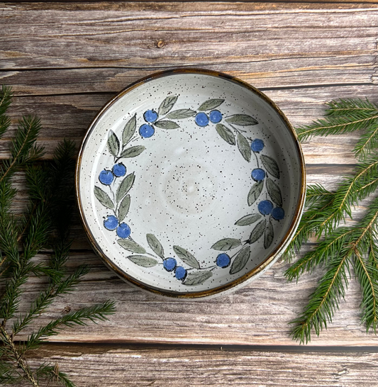 Miska biała Borówka